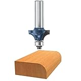 Bosch 84405M 1-Inch Diameter 35/64-Inch Cut Carbide Tipped Roundover Router Bit 1/2-Inch Shank With 