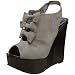 Luichiny Women's Preppy One Wedge Sandal