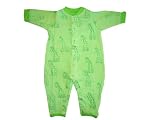 Boys Girls Rompers with Green Giraffes
