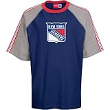 Reebok New York Rangers Youth Constructed Short Sleeve Crew