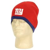 New York Giants Classic Beanie Red w/ Blue Tip Winter Knit Hat
