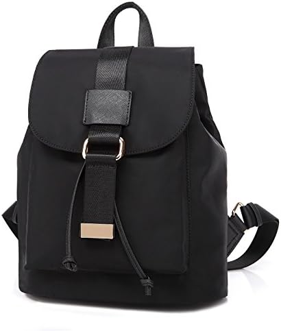 Women's Retro Student Schoolbag Backpack,Black