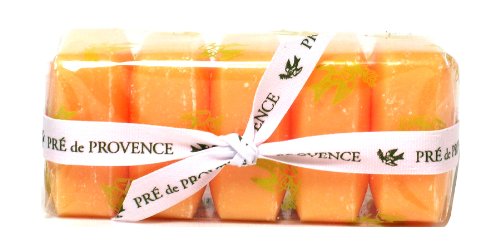Pre de Provence Soap, set of 5, Orange Cream, 125 grams  (Pack of 2)