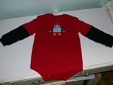 Carter's Baby Boys Long-sleeve Bodysuit Red 18 Months