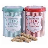 All-natural Dog Treats in Retro Tin - Bacon - Frontgate
