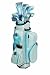 Tour Edge Ladies Moda Silk Sky Blue Golf Set (1-3-5 WD, 5-6 Hybrid, 7-8 IW, 9-SW Irons, Putter and Bag -1 Inch)