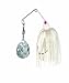 Strike King Mini-King Spinnerbait - Single Colorado Diamond Blade (White Head White Skirt, 0.125-Ounce)