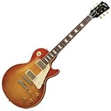 41Iox sQO6L. SL160  Gibson Custom 1958 Les Paul Standard Plain Top VOS Electric Guitar, Washed Cherry