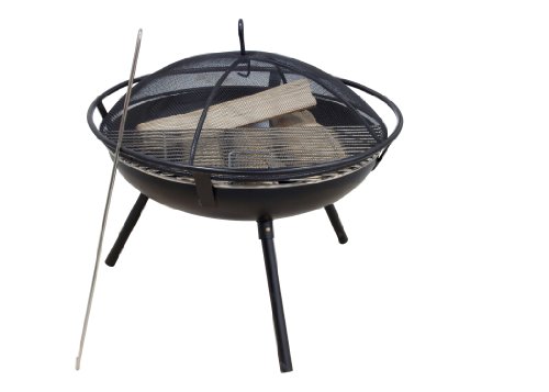 Rio Grande Wood Fire Pit Black