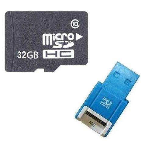 OEM 32GB 32G Class 10 MicroSD C10 MicroSDHC Micro SDHC Memory Card with SD Adapter and R10B Micro USB Flash Card Reader / Writer
