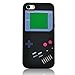 Black 3D Game Boy Gameboy Retro Design Style Soft Silicone Cover Case For New Apple iPhone 5C
