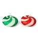 1.7"D Candy Cane Green Floating Candles (12pc/Box)