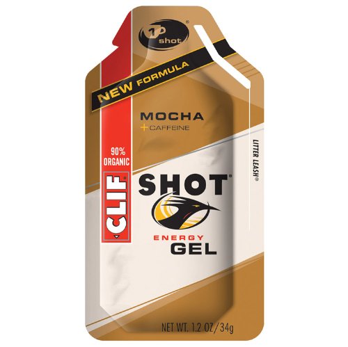 Clif Shot Gel Mocha, 1.2-Ounce Packets, 24 Count