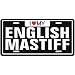 NEW  I LOVE MY ENGLISH MASTIFF  LICENSE PLATE SIGN DOG
