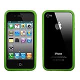 Green Silicone Bumper Frame Case / Skin / Cover for AT&T Apple iPhone 4 / 4 ....