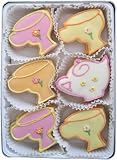 Beautiful Cookies Organic Tea Set Organic Cookies Cookies, 24 Cookies