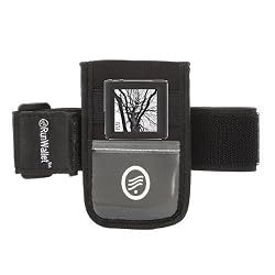 RunWallet for NEW iPod Nano 6th/7th (latest) Generation, Grantwood Technology's RunWallet Tuneband, Silicone Skin, and Screen Protector, (8GB/16GB), BLACK