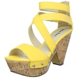 Michael Antonio Womens Globe Wedge Sandal