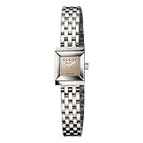 Gucci Womens YA128501 G-Frame Square Steel Bracelet