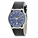 Skagen Men's 853XLSLN Steel Gmt Dual-Time Function, Alarm, Blue Dial Watch