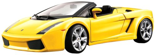 Bburago 12016Y - Lamborghini Gallardo Spyder, 1:18, colore: Giallo Bburago 12016Y - Lamborghini Gallardo Spyder, 1:18, colore: Giallo