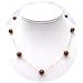 HinsonGayle Chocolate 8.0-8.5mm Cultured Pearl Tin Cup Necklace (18K Yellow Gold)