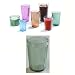 Carlisle Crystalon Stack-All 12 oz Jade Ribbed Texture San Tumbler