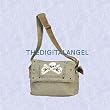 medieval shoulder bag pack gothic skull and cross bones (Digital Angel Deocr)