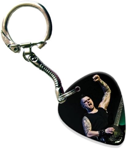 Bullet For My Valentine Guitar Pick Playable Key Ring Keyring Plectrum Key Chain Live Performance A