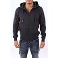Solid Herren Sweater Hoodie "Berti" dark grey