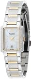 Pulsar Women's Diamond Mother Of Pearl Dial Two-Tone Watch #PXT701