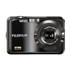Fujifilm FinePix AX200 12 MP Digital Camera with 5x Wide Angle Optical Zoom and 2.7-Inch LCD (Black)
