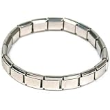 Italian Link Charm Expandable Starter Bracelet Jewelry