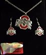 Ohio State Buckeyes NCAA Necklace & Earring Gift Set