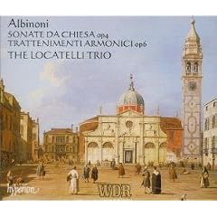 Albinoni: Sonate da chiesa Op 4; Trattenimenti Armonici Op 6 /Locatelli Trio