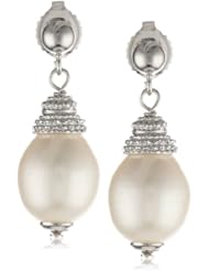 Sterling Silver Freshwater Cultured Pearl Drop Earrings