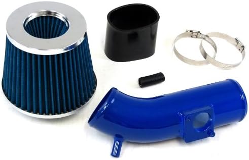 10-12 Mazda 3 Mazda3 2.5L Blue Shortram Air Intake Kit Black Hose Blue Filter 11