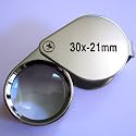 30x 21mm Jewelers Loupe Chome Plated