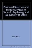 Personnel selection and productivity