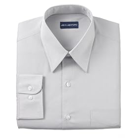 John Ashford Dress Shirts, Solid Poplin