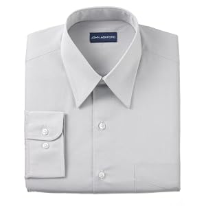 John Ashford Dress Shirts, Solid Poplin