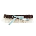 Darling Duo Garter - Brown/ Aqua