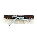 Darling Duo Garter - Brown/ Aqua