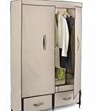 2-Door Storage Closet with Drawers