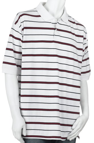 Buy Dawson and Brooks Men's Yarn Dyed Jersey Striped Polo, White, Medium online at Discounted New and Used prices. Delivered to your door with Off-The-Bookshelf.