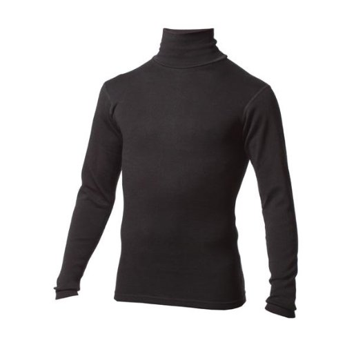 Minus33 100% Merino Wool Base Layer 712 MidWeight Turtleneck Black Medium