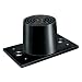 Mason ND-A-GREEN Neoprene Double Deflection Floor Mount Vibration Isolator, 5/16"-18 x 3/4" Thread, 1-3/16" Diameter, 30-75lbs Load Rating, 0.35" Deflection, Green