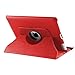 Leather Case Compatible with Apple iPad 2 / iPad 3rd Gen / The new iPad / iPad with Retina display / iPad 4, Red