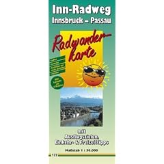 Radwanderkarte Inn-Radweg, Innsbruck - Passau: Radwanderkarte Inn-Radweg, Innsbruck - Passau. Mit Ausflugszielen, Einkehr- und Freizeittipps, ... und wieder abwischbar, recycelbar, GPS-genau