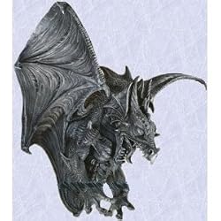 Mystical Medieval Gothic Dragon Wall Sculpture New (The Digital Angel)